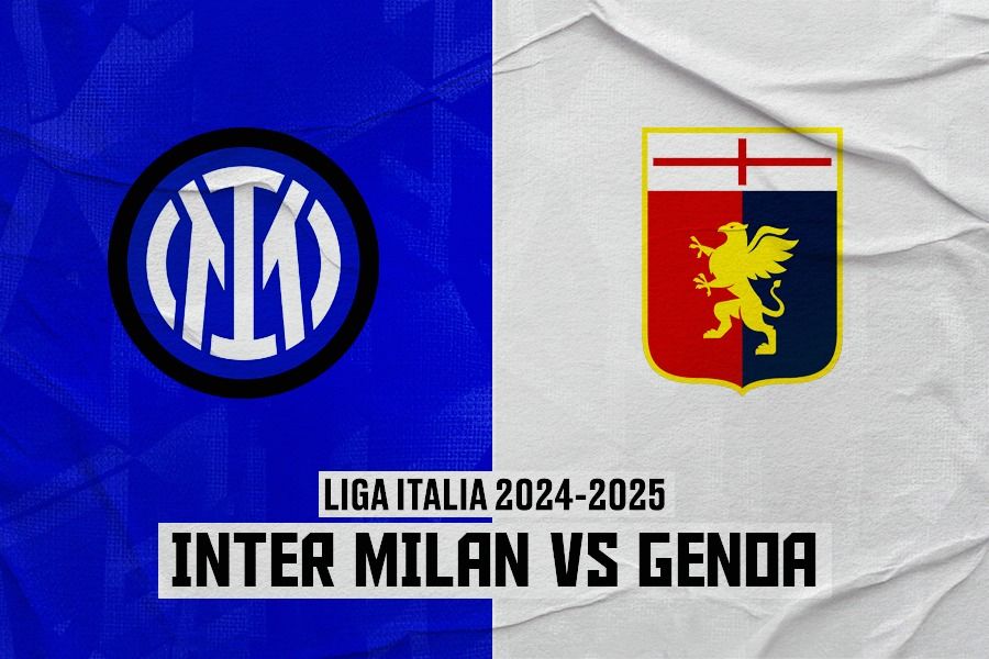 Laga Inter Milan vs Genoa di Liga Italia 2024-2025 akan digelar pada Minggu (23/2/2025) pukul 02.45 WIB. (Rahmat Ari Hidayat/Skor.id).