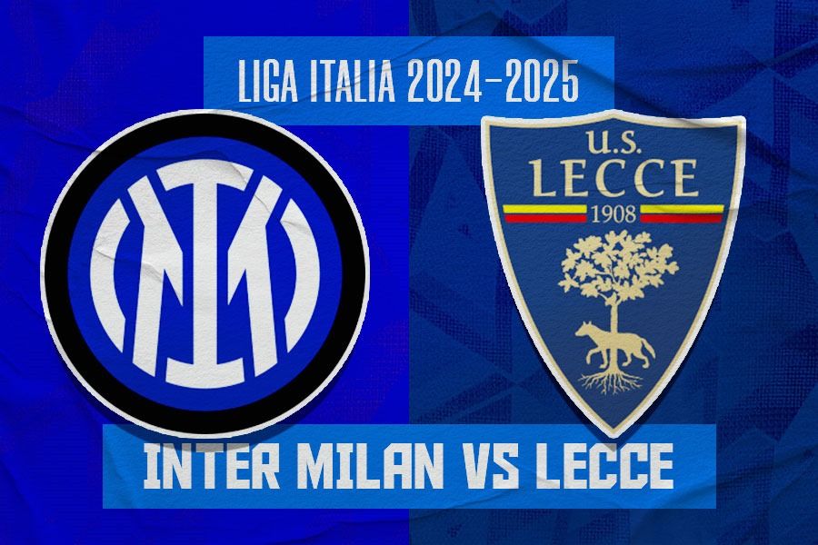 Inter Milan vs Lecce di Liga Italia 2024-2025. (Hendy Andika/Skor.id).