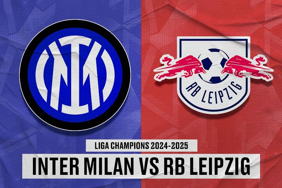 Inter Milan vs RB Leipzig di Liga Champions. (Yusuf/Skor.id).