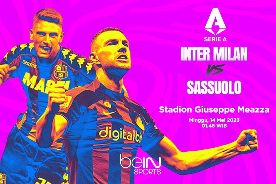 Inter Milan vs Sassuolo tersaji di pekan ke-35 Serie A.