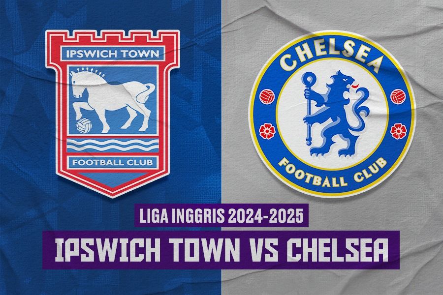 Laga Ipswich Town vs Chelsea di Liga Inggris 2024-2025. (Dede Sopatal Mauladi/Skor.id).