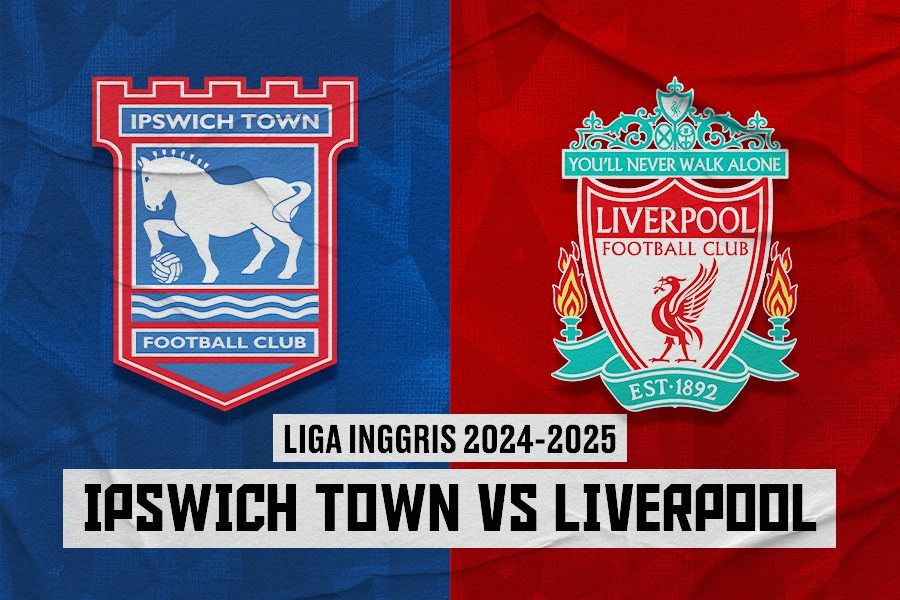 Prediksi dan Link Live Streaming Ipswich Town vs Liverpool di Liga Inggris 2024-2025