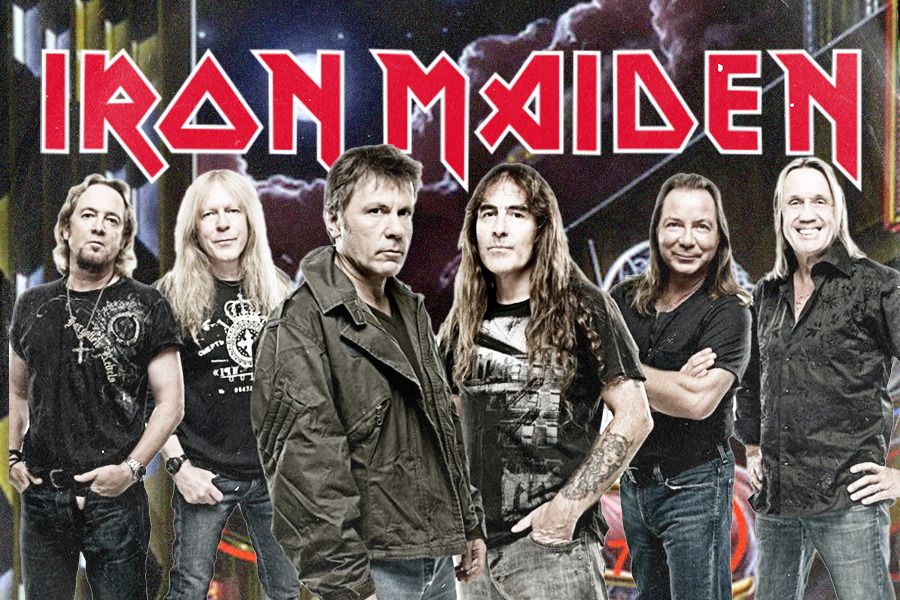 Grup band metal legendaris, Iron Maiden. (Jovi Arnanda/Skor.id) 
