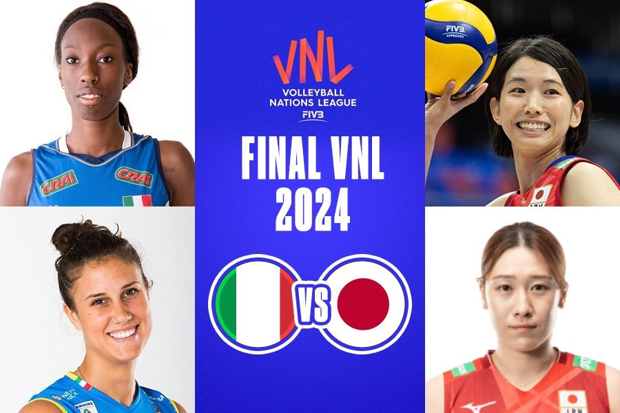 Italia vs Jepang final putri VNL 2024