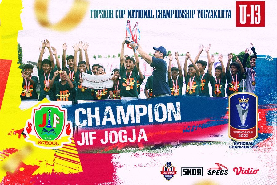 Tak Terkalahkan, JIF Jogja Juara TopSkor Cup National Championship U-13 2023