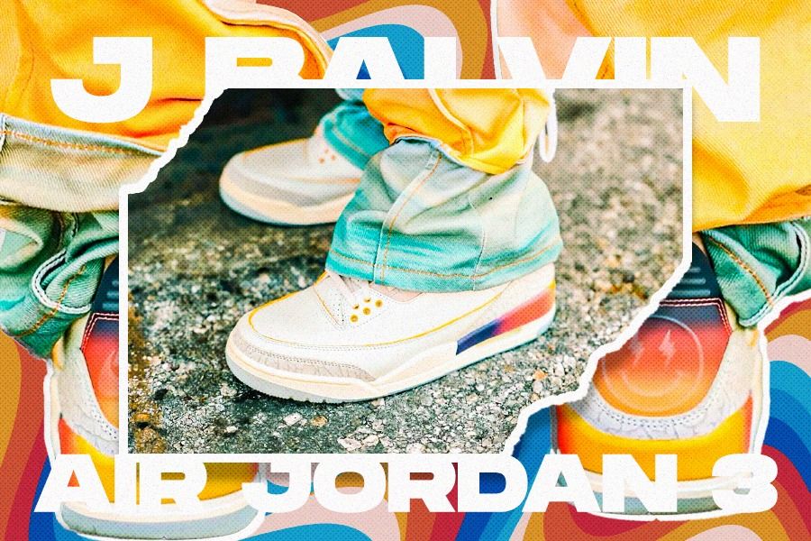 J Balvin x Air Jordan 3 (Dede Mauladi/Skor.id).