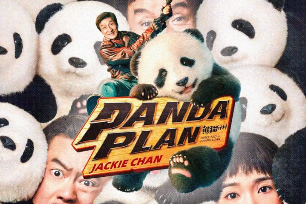 Jackie Chan bermain dalam film action comedy Panda Plan. (Hendy Andika/Skor.id)