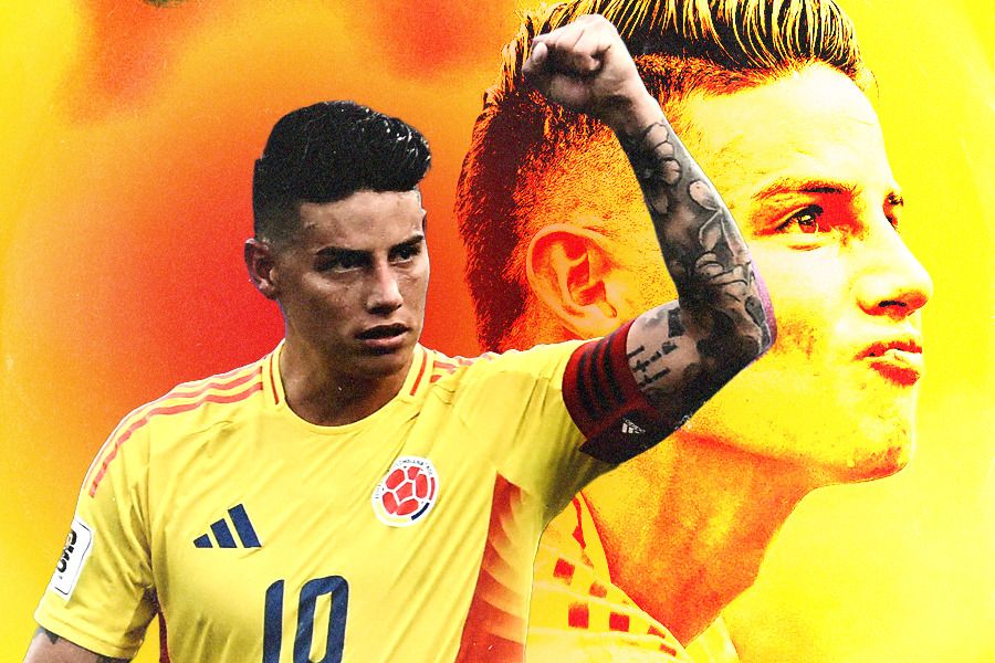 James Rodriguez menentukan kemenangan Kolombia atas Argentina. (Jovi Arnanda/Skor.id).