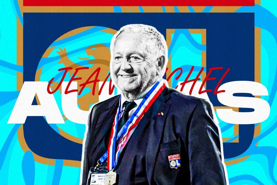 Eks presiden Olympique Lyon, Jean-Michel Aulas. (Dede Mauladi/Skor.id)