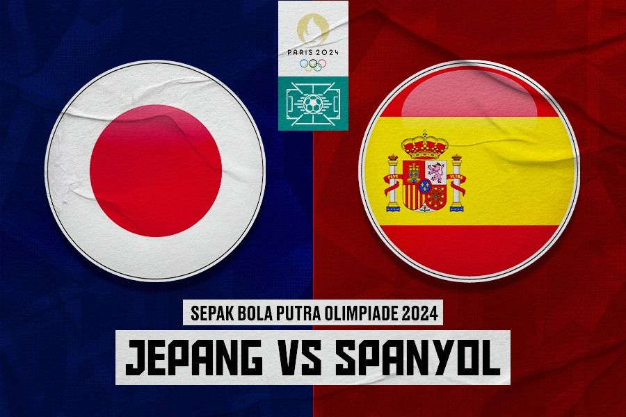 Timnas U-23 Jepang dan Timnas U-23 Spanyol akan bertemu dalam perempat final Olimpiade 2024. (Dede Sopatal Mauladi/Skor.id).