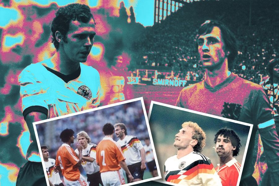 Jerman dan Belanda memiliki rivalitas yang tajam dalam sepak bola. (Yusuf/Skor.id).