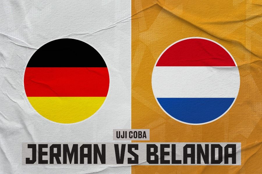 Jerman dan Belanda akan berduel dalam laga uji coba. (Rahmat Ari Hidayat/Skor.id).