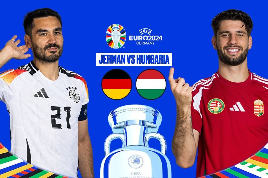 Jerman vs Hungaria di Euro 2024. (Rahmat Ari Hidayat/Skor.id).
