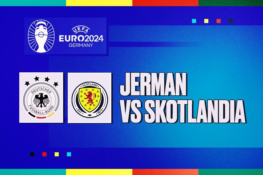 Jerman vs Skotlandia, laga pembuka Euro 2024. (Rahmat Ari Hidayat/Skor.id).