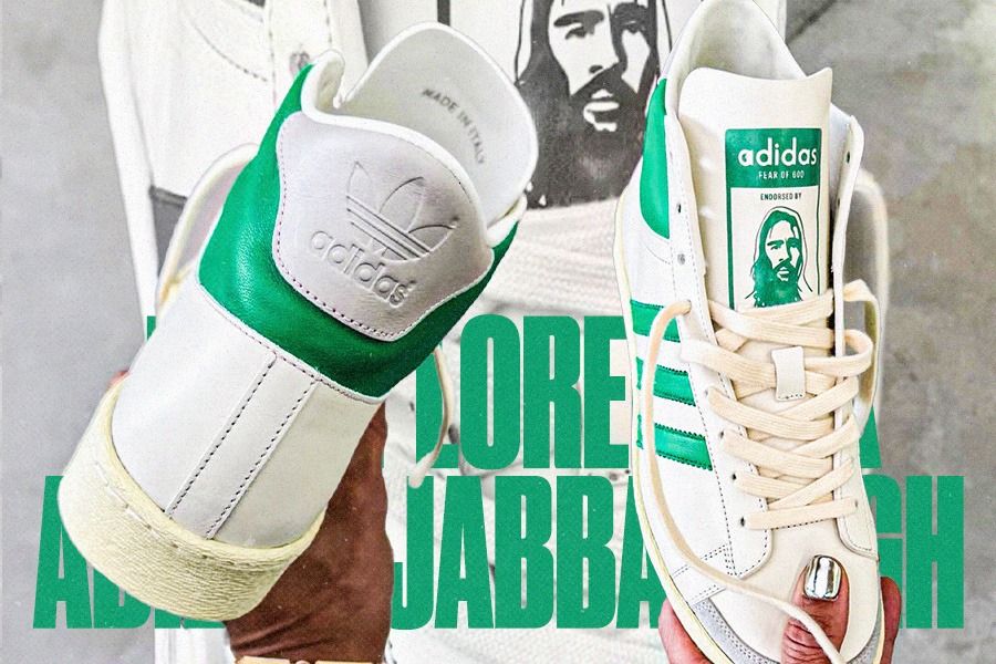 Hasil kreasi desainer Jerry Lorenzo membuat sepatu basket ikonik Adidas Jabbar High bukan lagi sekadar alas kaki biasa. (Dede S. Mauladi/Skor.id)