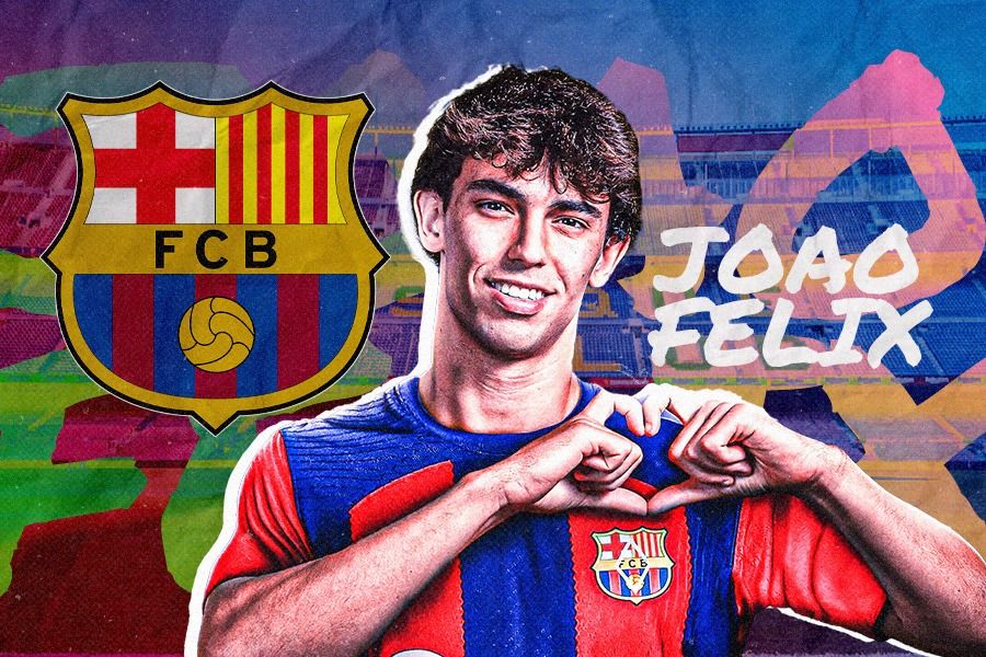 Joao Felix resmi bergabung ke Barcelona. (Dede Mauladi/Skor.id).