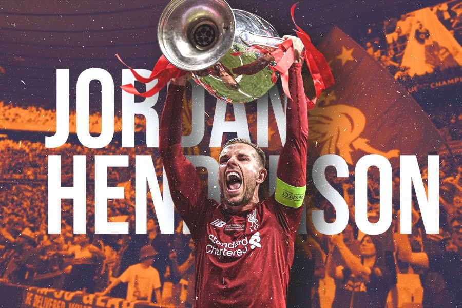 Jordan Henderson saat menjadi kapten Liverpool. (Zulhar Kurniawan/Skor.id)