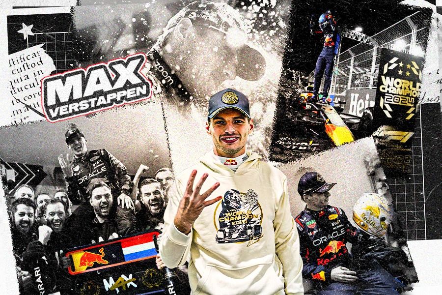 Juara dunia F1 empat kali Max Verstappen