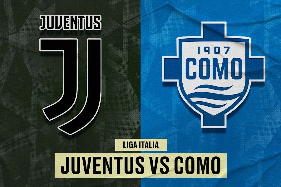 Laga Juventus vs Como di Liga Italia 2024-2025. (Yusuf/Skor.id).