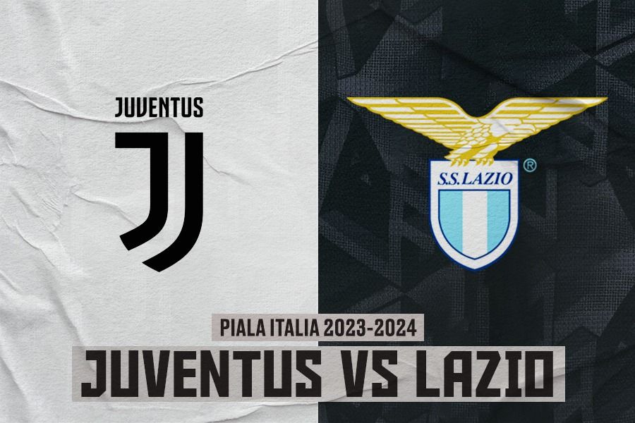 Laga Juventus vs Lazio di semifinal pertama Piala Italia 2023-2024. (Rahmat Ari Hidayat/Skor.id).