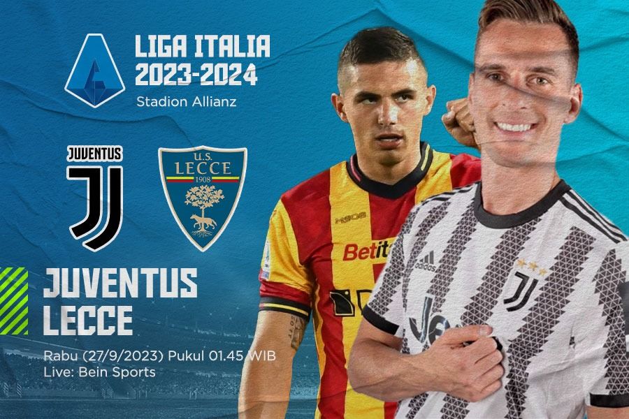 Pertandingan Liga Italia 2023-2024 mempertemukan Juventus vs Lecce. (M. Yusuf/Skor.id).