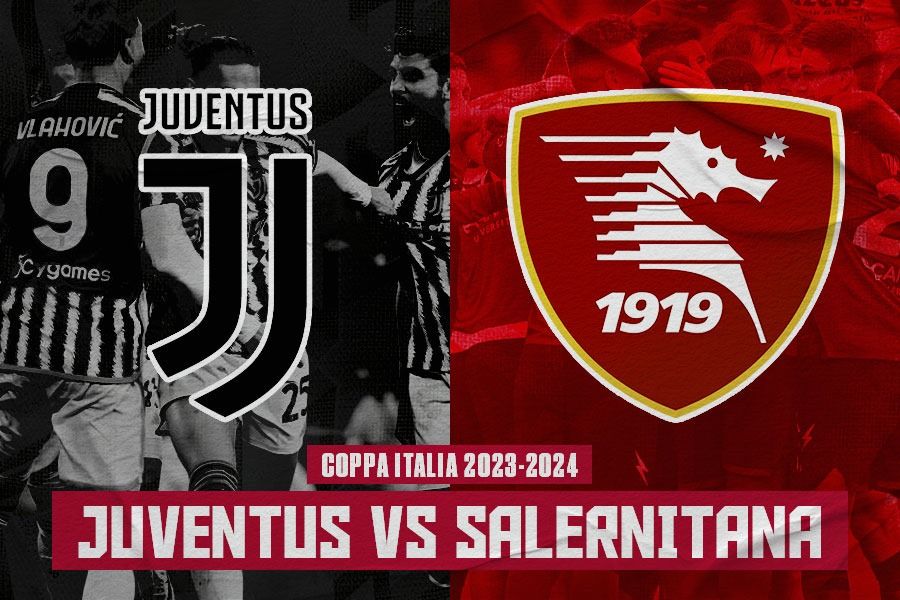 Pertandingan Juventus vs Salernitana di Coppa Italia 2023-2024. (Hendy Andika/Skor.id).