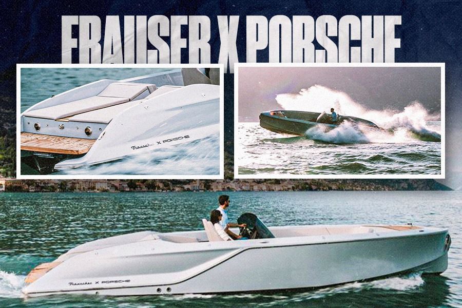 Kapal Frauscher x Porsche 850 Fantom Air (Dede Mauladi/Skor.id).