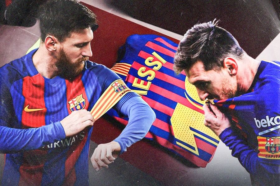 Kontribusi besar Lionel Messi untuk FC Barcelona membuat namanya masih lekat dengan penggemar Barca dan itu dibuktikan lewat angka penjualan jersey-nya. (M. Yusuf/Skor.id)