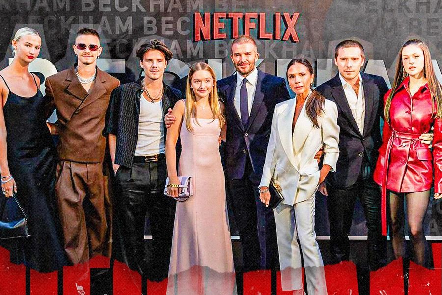 Keluarga besar David Beckham kini makin tenar berkat serial dokumenter yang tengah ditayangkan di Netflix. (Dede Mauladi/Skor.id)