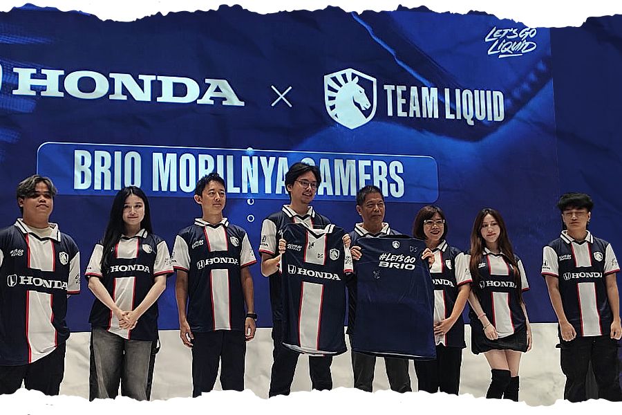 Kerja sama Honda dengan Team Liquid ID. (Deni Sulaeman/Skor.id)