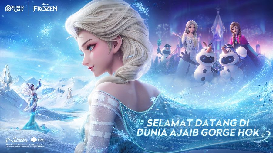 Kolaborasi Frozen dan Honor of Kings. (Honor of Kings)