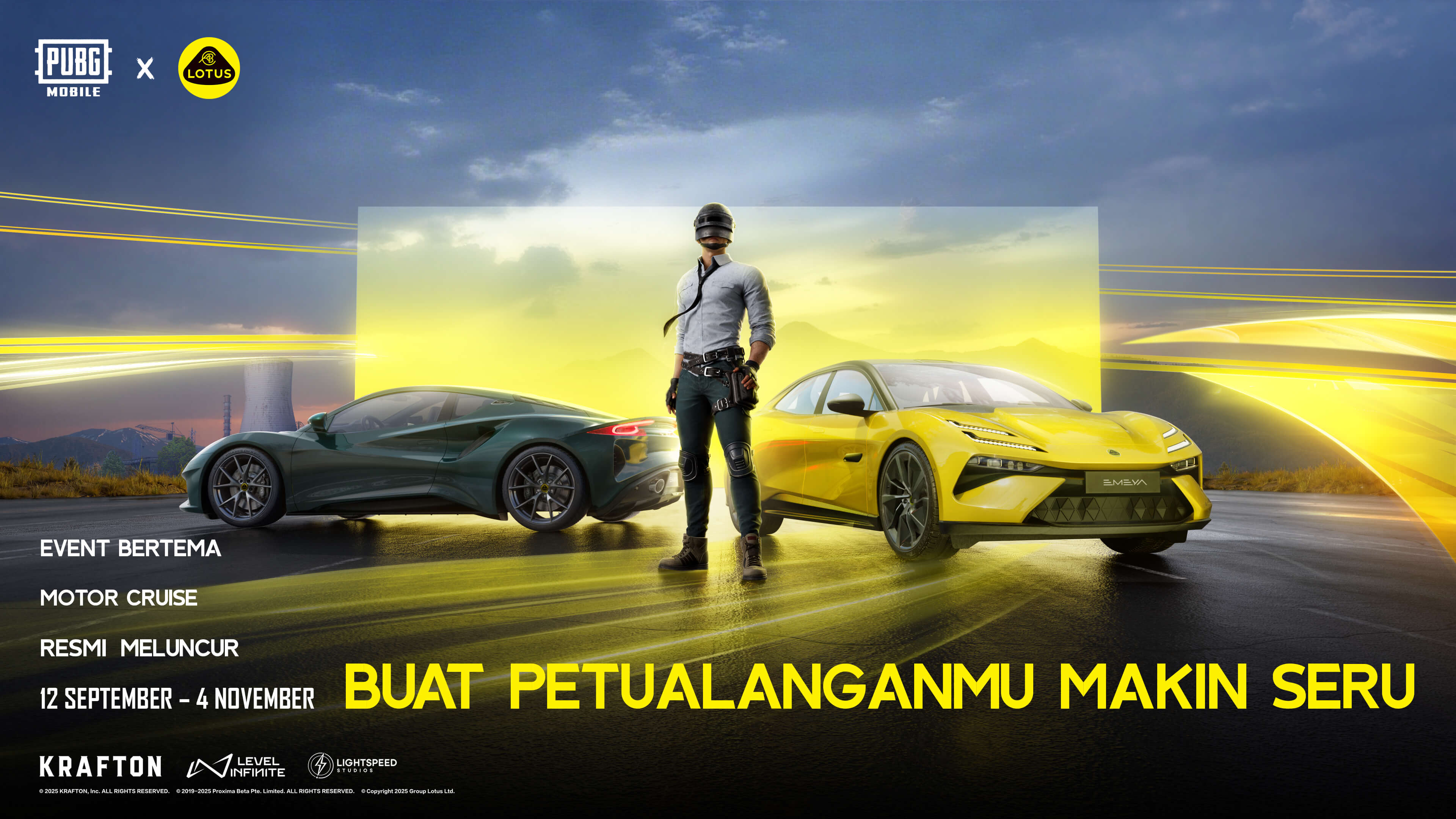 Kolaborasi PUBG Mobile dan Lotus. (PUBG Mobile)