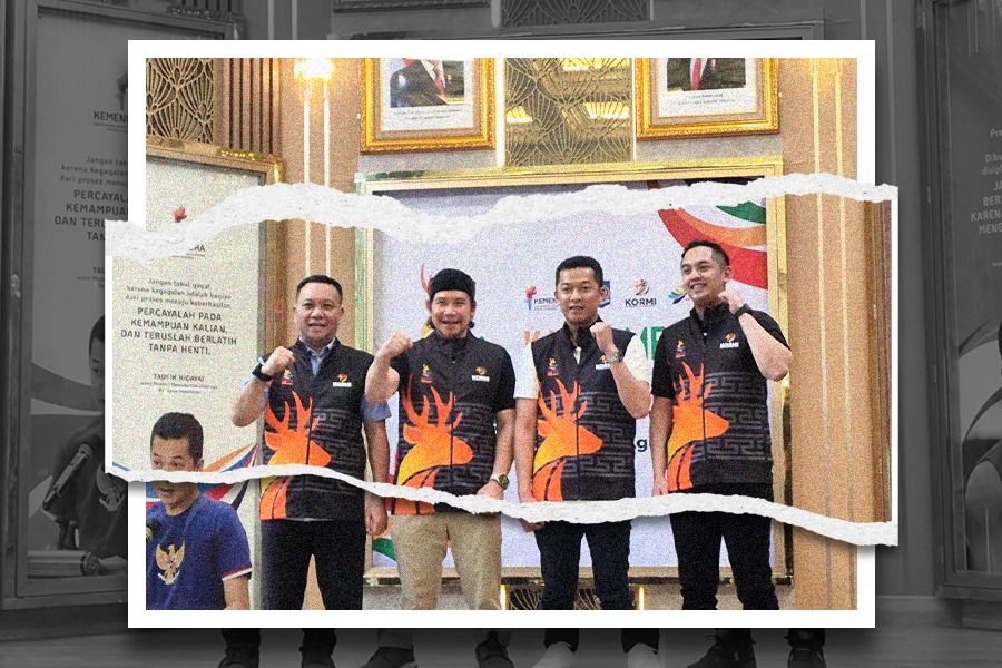 Konferensi Pers Fornas VII 2025. (Yudhy Kurniawan/Skor.id)
