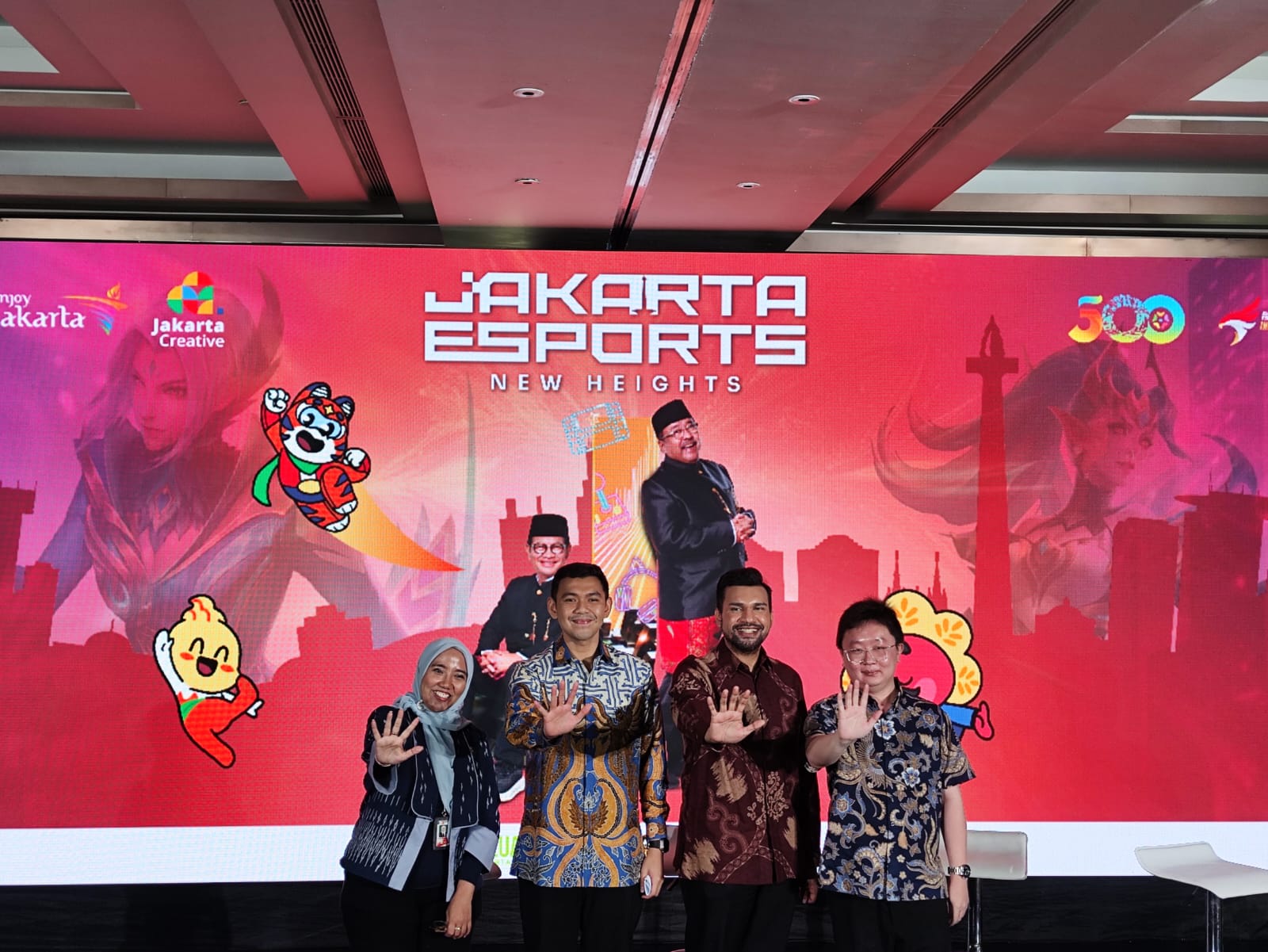 Konferensi Pers Jakarta Esports: New Heights. 