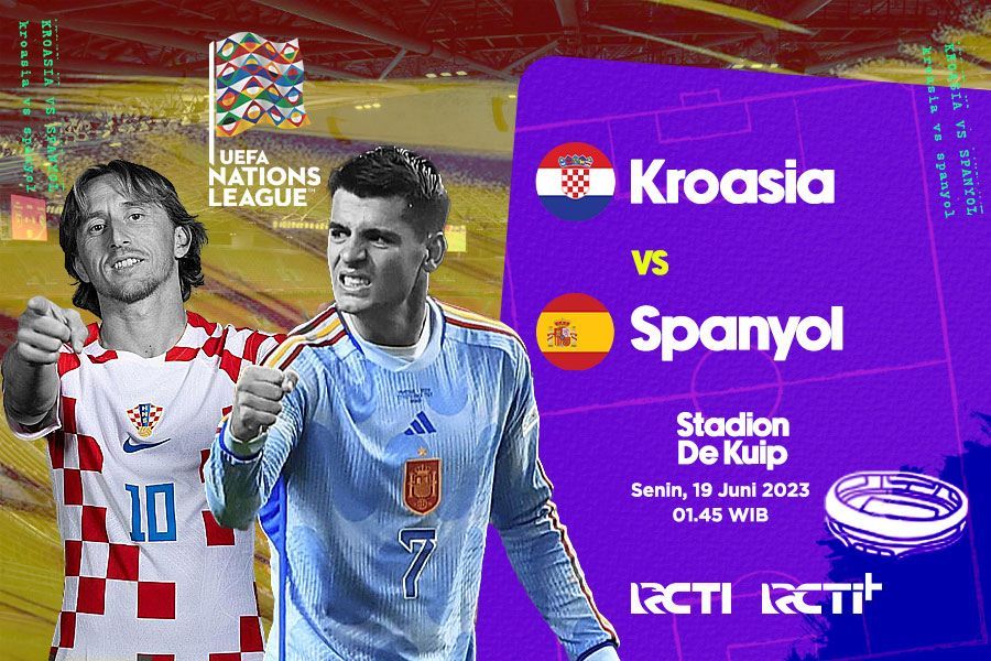 Final UEFA Nations League 2022-2023 mempertemukan Kroasia dan Spanyol (M. Yusuf/Skor.id).