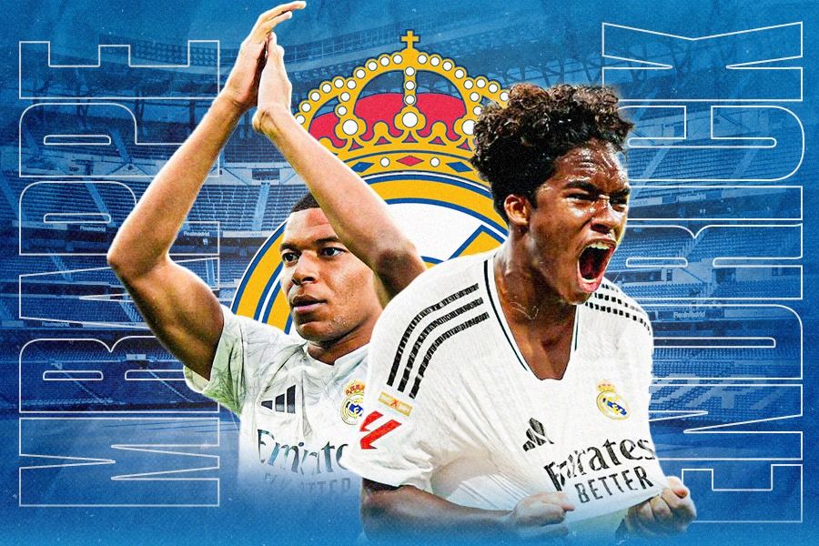 Beda Debut Kylian Mbappe dan Endrick di Santiago Bernabeu