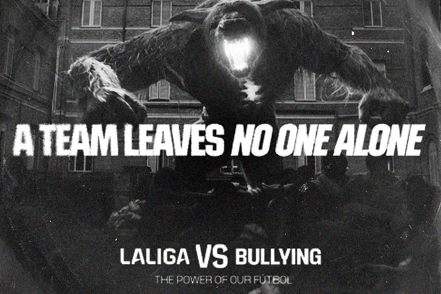 Program La Liga vs Bullying (LaLiga. Grafis: Jovi Arnanda/Skor.id).