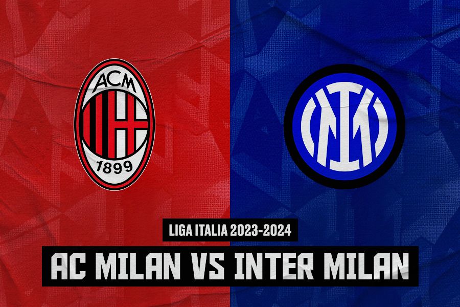 Laga AC Milan vs Inter Milan di giornata ke-33 Liga Italia (Serie A) 2023-2024. (Jovi Arnanda/Skor.id).