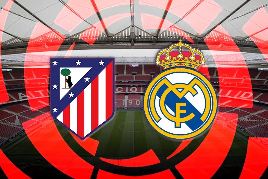 Laga Atletico Madrid vs Real Madrid. (Grafis: Kevin Bagus Prinusa/Skor.id).