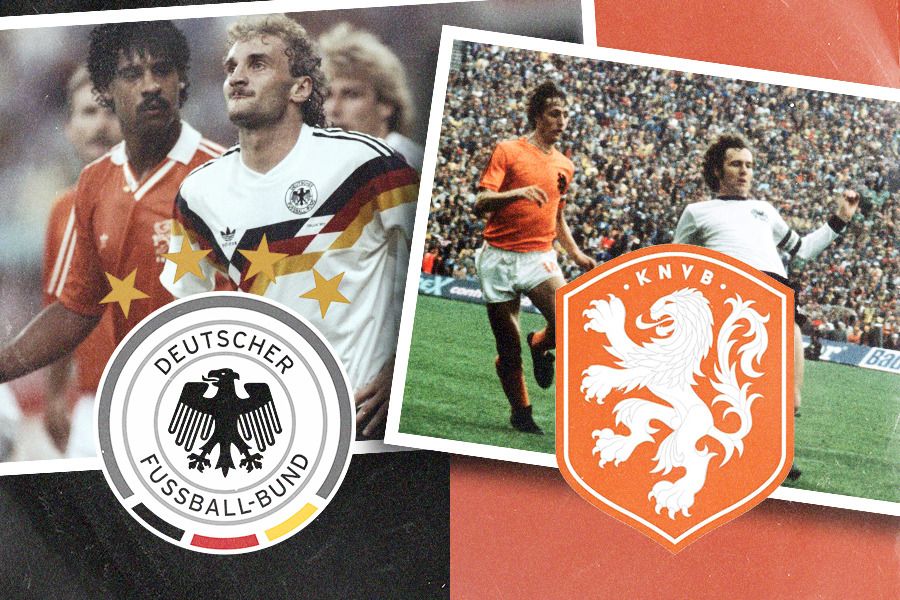 Laga klasik Jerman vs Belanda, kembali digelar di UEFA Nations League 2024-2025. (Jovi Arnanda/Skor.id).