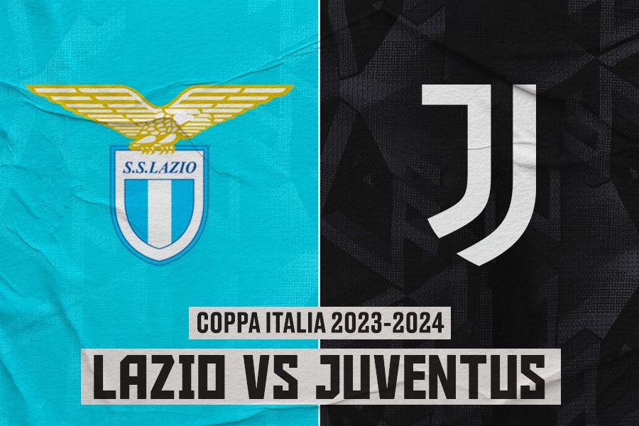 Pertandingan semifinal Coppa Italia 2023-2024 antara Lazio vs Juventus, Rabu (23/4/2024) dini hari WIB. (Rahmat Ari Hidayat/Skor.id).