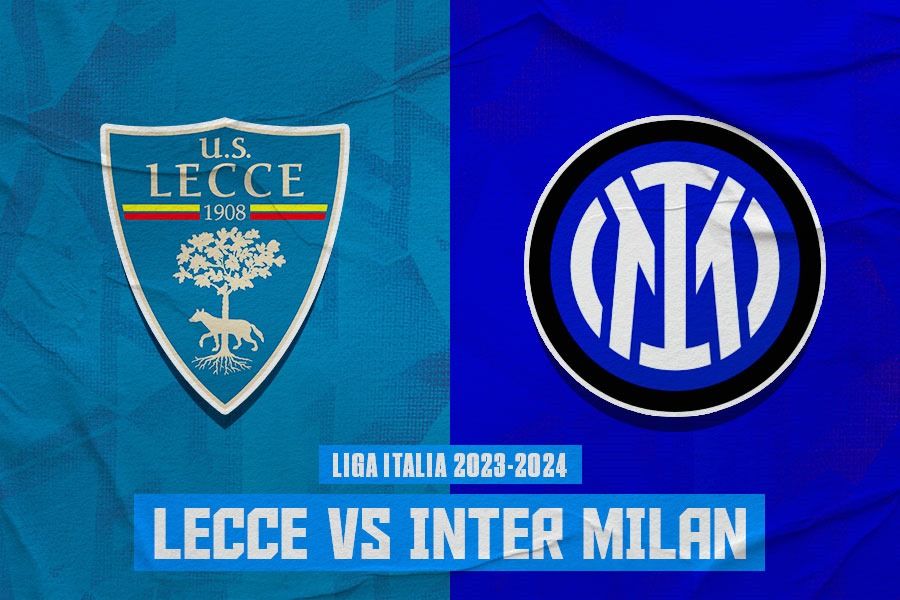 Laga Lecce vs Inter Milan di Liga Italia 2023-2024. (Hendy Andika/Skor.id).