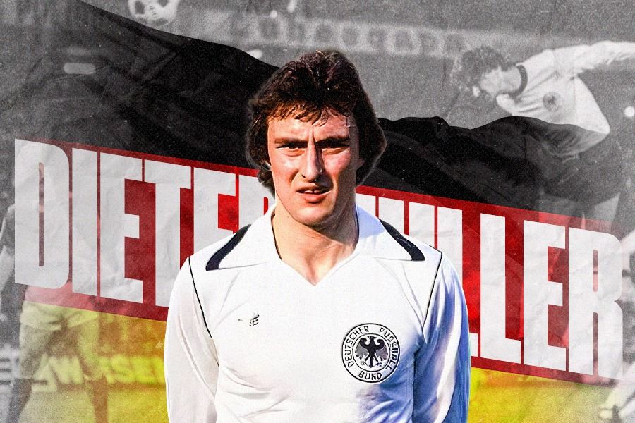 Legenda Jerman, Dieter Muller. (Dede Sopatal Mauladi/Skor.id).