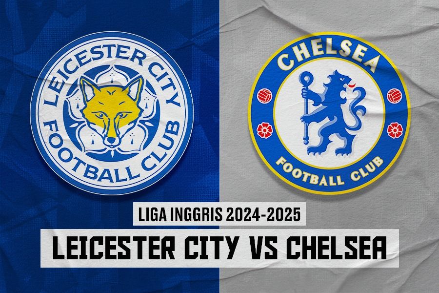 Pertandingan Leicester City vs Chelsea di Liga Inggris. (Dede Sopatal Mauladi/Skor.id).