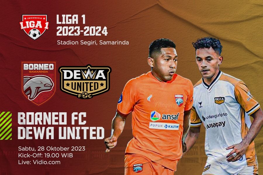 Liga 1 2023-2024: Borneo FC vs Dewa United
