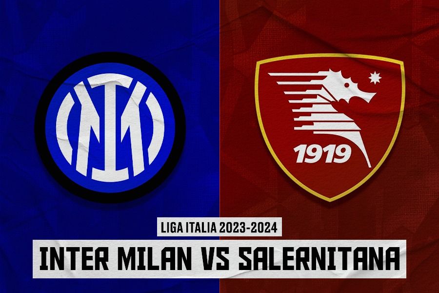 Laga Inter Milan vs Salernitana di Liga Italia 2023-2024. (Dede Sopatal Mauladi/Skor.id).