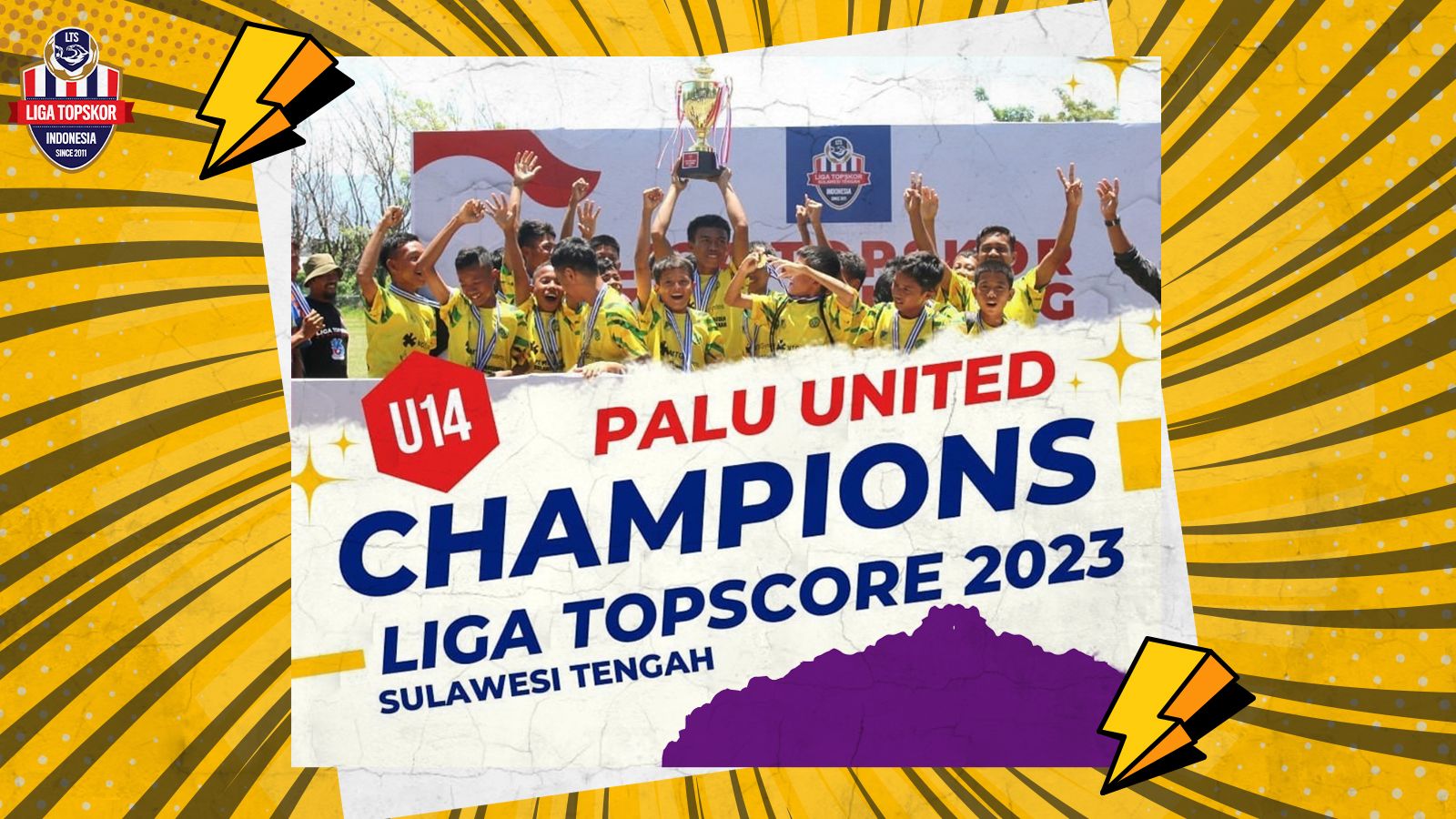 Palu United menjuarai Liga TopSkor U-14 Sulteng 2023. (Zulhar Kurniawan/Liga TopSkor).