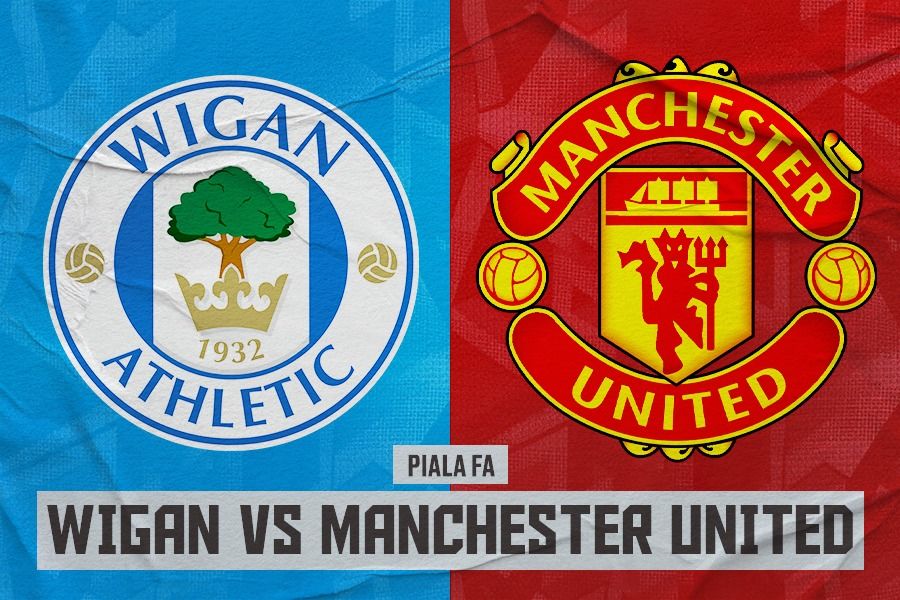 Pertandingan Piala FA mempertemukan Wigan vs Man United. (Rahmat Ari Hidayat/Skor.id).