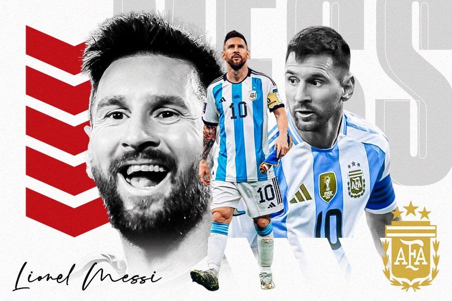 Lionel Messi mencetak hat-trick saat Argentina menghadapi Bolivia di Kualifikasi Piala Dunia 2026 Zona Amerika Selatan. (Yusuf/Skor.id).