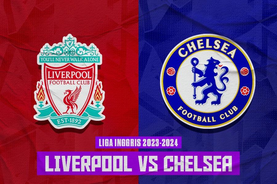 Laga Liverpool vs Chelsea di Liga Inggris musim 2023-2024. (Hendy Andika/Skor.id).